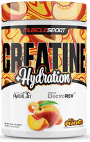 Musclesport Creatine+Hydration, Pre-Workout, Recovery, Muscle Gains|Creatine|Mass For Life|