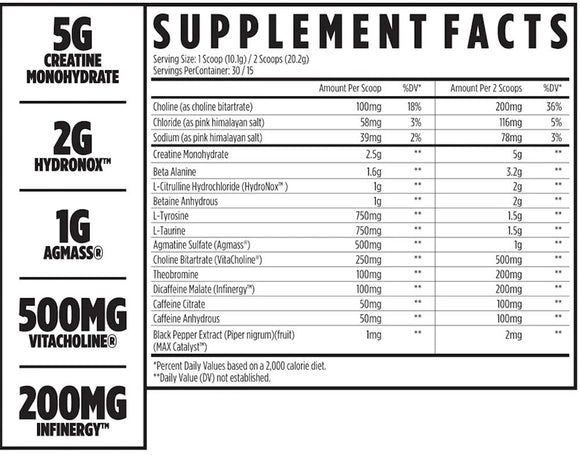 VMI Sports Creatine Pre-Workout