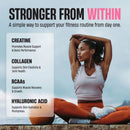 Nutrex Creatine For Women, Creatine, Collagen, BCAA|Pre Workout|Mass For Life|