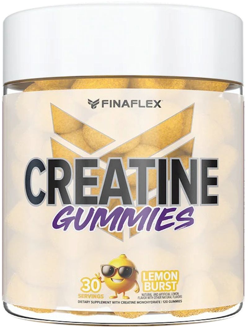 FinaFlex Creatine Gummies lemon