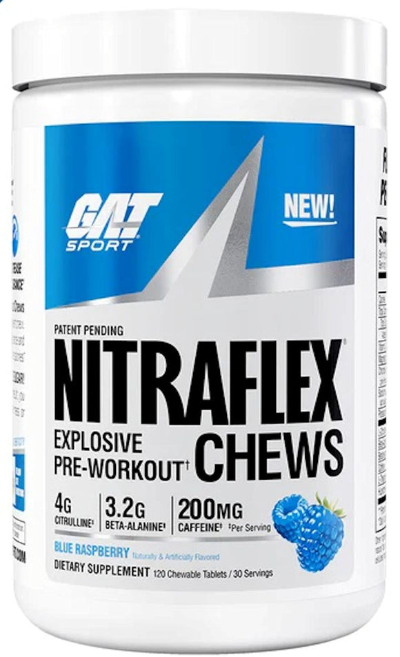 GAT Sport Nitraflex Chews Fast-Acting Pre-Workout