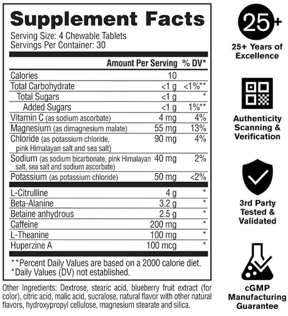 GAT Sport Nitraflex Chews Fast-Acting Pre-Workout