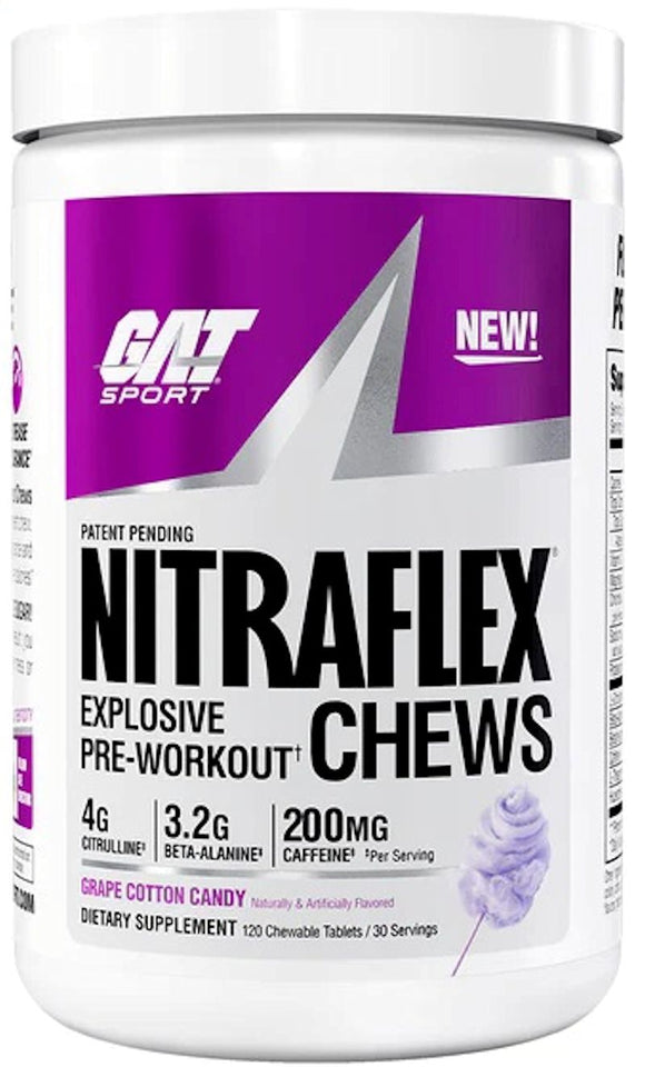 GAT Sport Nitraflex Chews Fast-Acting Pre-Workout