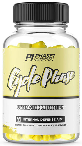 Phase 1 Nutrition CYCLE PHASE 90 Capsules|Test Booster|Mass For Life|