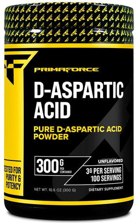 Primaforce D-Aspartic Acid 100 servings 300 grams|Test Booster|Mass For Life|