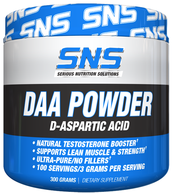 SNS Serious Nutrition Solutions DAA Powder 100 gms 33 serving|D-Aspartic Acid|Mass For Life|