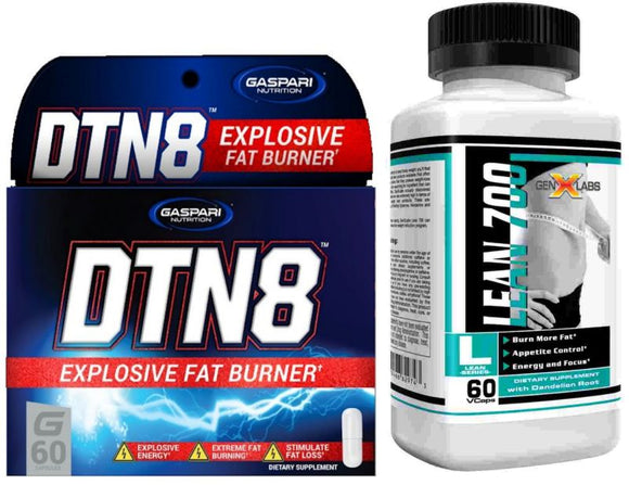 Gaspari Nutrition DTN8 Thermogenic with Lean 700 - 2 Great Fat Burner