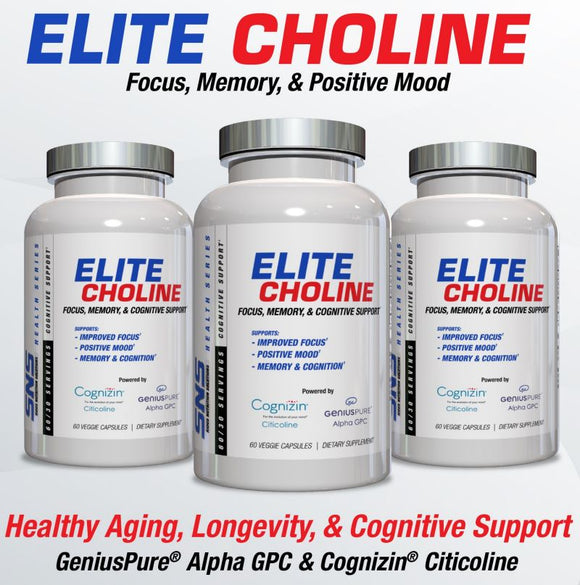 SNS Serious Nutrition Solutions Elite Choline - Memory Health|Health|Mass For Life|