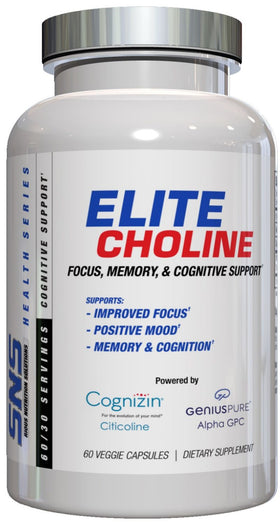 SNS Serious Nutrition Solutions Elite Choline - Memory Health|Health|Mass For Life|