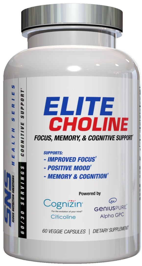 SNS Serious Nutrition Solutions Elite Choline - Memory Health|Health|Mass For Life|