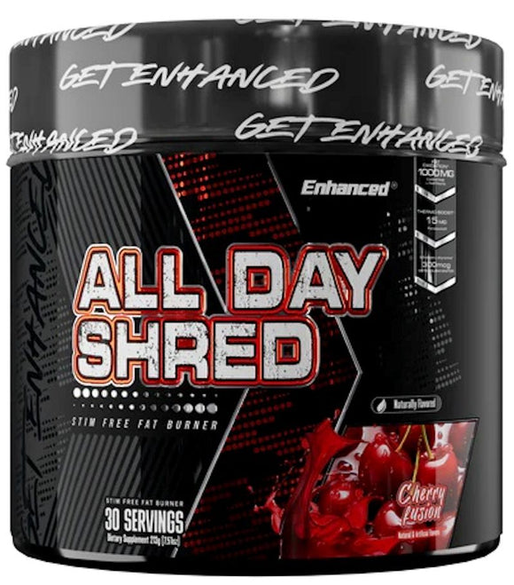 Enhanced Labs All Day Shred Fat Burner Pre-Workout 30 Servings|Pre-Workout|Mass For Life|