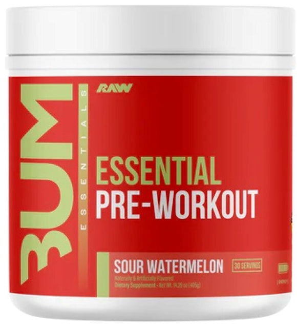 Raw Nutrition Essential Pre-Workout|Pre Workout|Mass For Life|