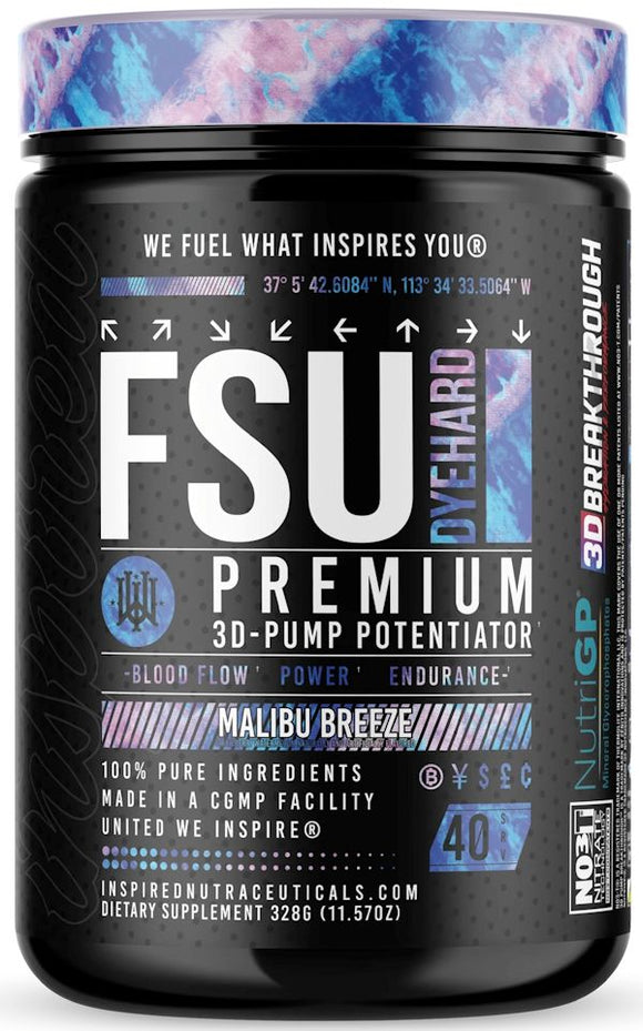 Inspired Nutraceuticals FSU Dyehard Non-Stim Pre-Workout|Pre-Workout|Mass For Life|