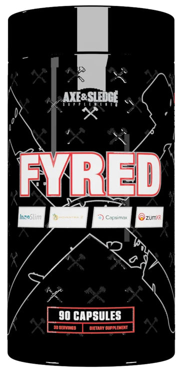 Axe & Sledge Fyred Fat Burner 90 Caps|Fat Burner|Mass For Life|