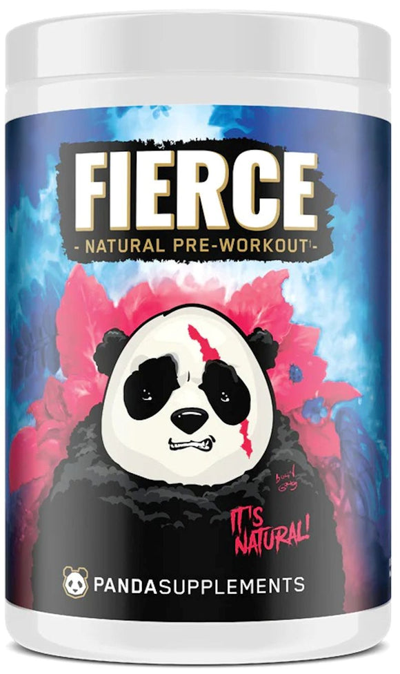 Panda Supps Fierce Natural Pre-Workout 30 servings|Pre-Workout|Mass For Life|
