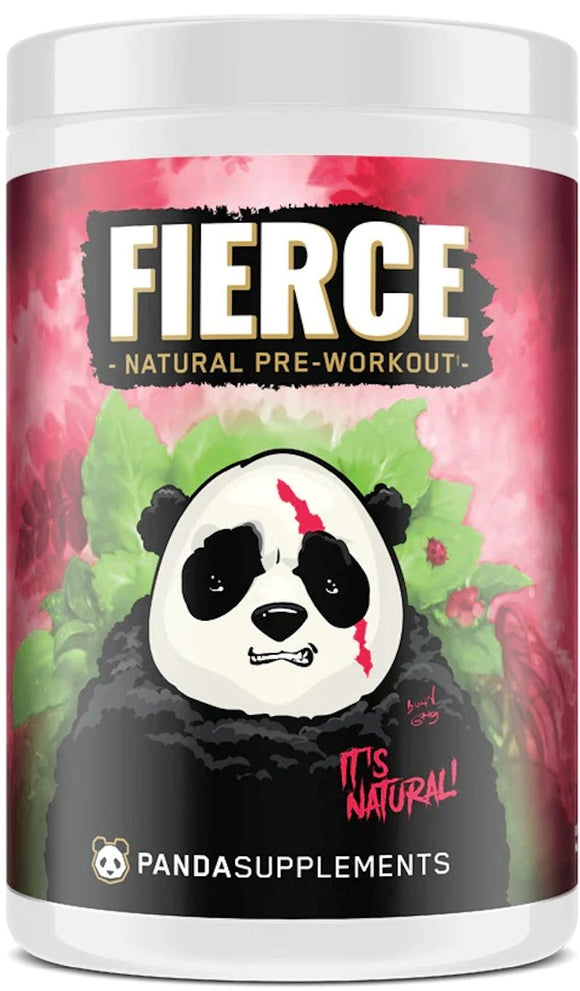 Panda Supps Fierce Natural Pre-Workout 30 servings|Pre-Workout|Mass For Life|