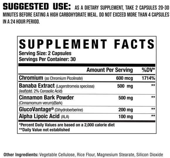 Axe & Sledge GDA+ Glucose Disposal Agent|Sugar Control|Mass For Life|