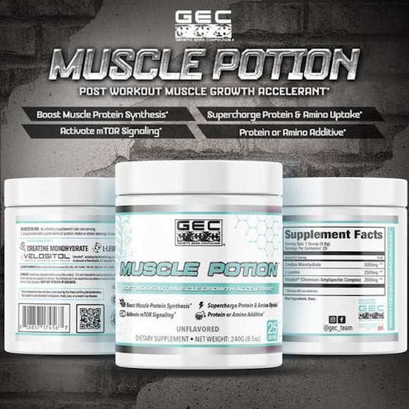GEC Muscle Potion|Muscle Pumps|Mass For Life|