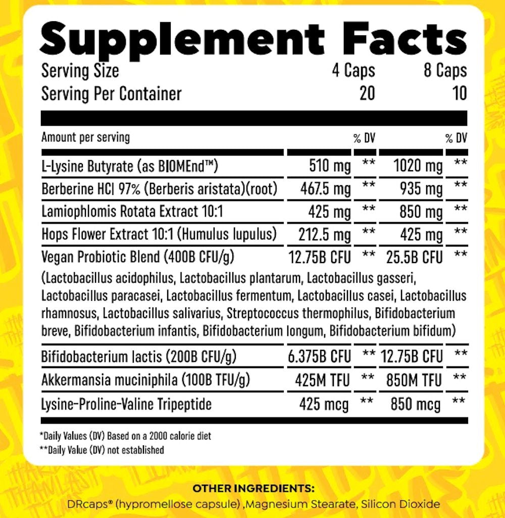 HTLT Supps GLP Max Stim-Free Fat Burner|Appetite Control|Mass For Life|