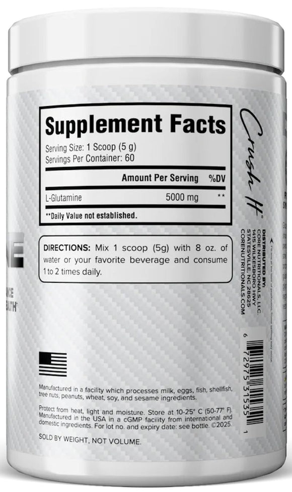 Core Nutritionals Glutamine 60 Servings