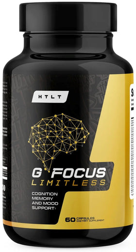 HTLT Supps G Focus Limitless 60 Capsules|Memory|Mass For Life|