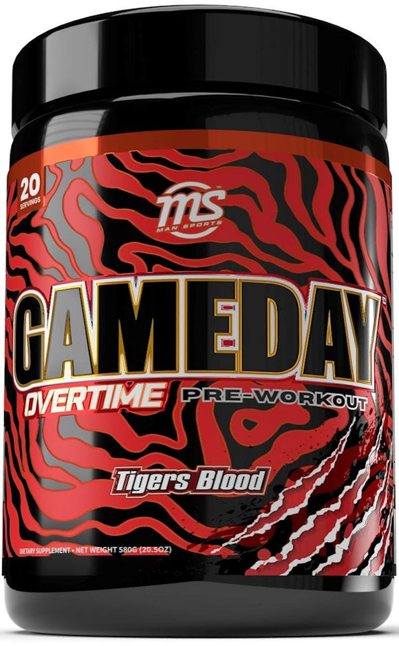 Man Sports Game Day Overtime|Pre-Workout|Mass For Life|