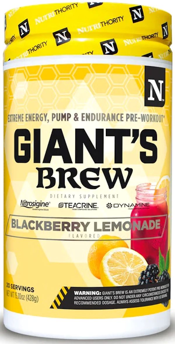 Nutrithority Gaint's Brew Pre-Workout