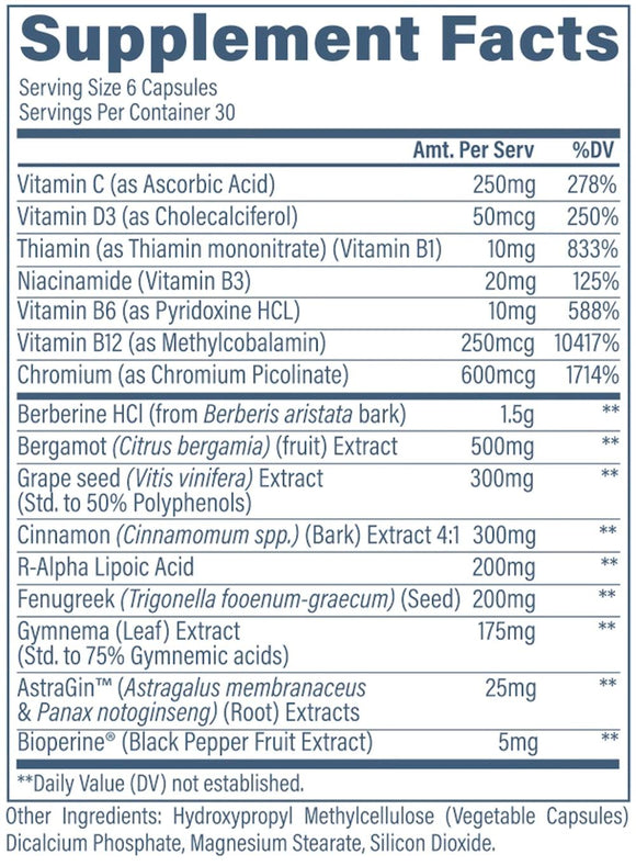 Revive Glucose Blood Glucose Support 180 Veg-Capsules|Sugar Control|Mass For Life|