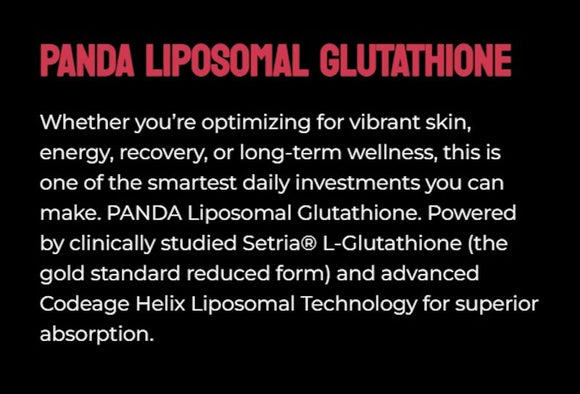 PANDA Supps Liposomal Glutathione|Antioxidants|Mass For Life|