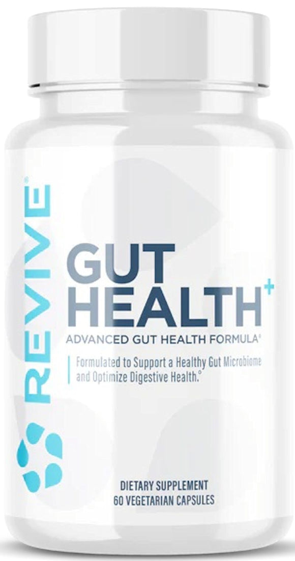 Revive Gut Health+ Daily GI Support Formula 60 Vegetarian Caps|Digestion|Mass For Life|