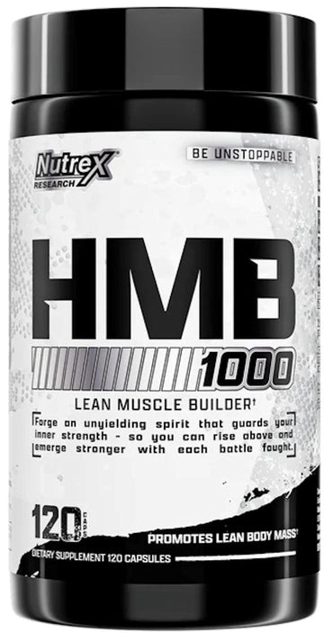 Nutrex Research, HMB 1000, 120 Capsules|HMB|Mass For Life|