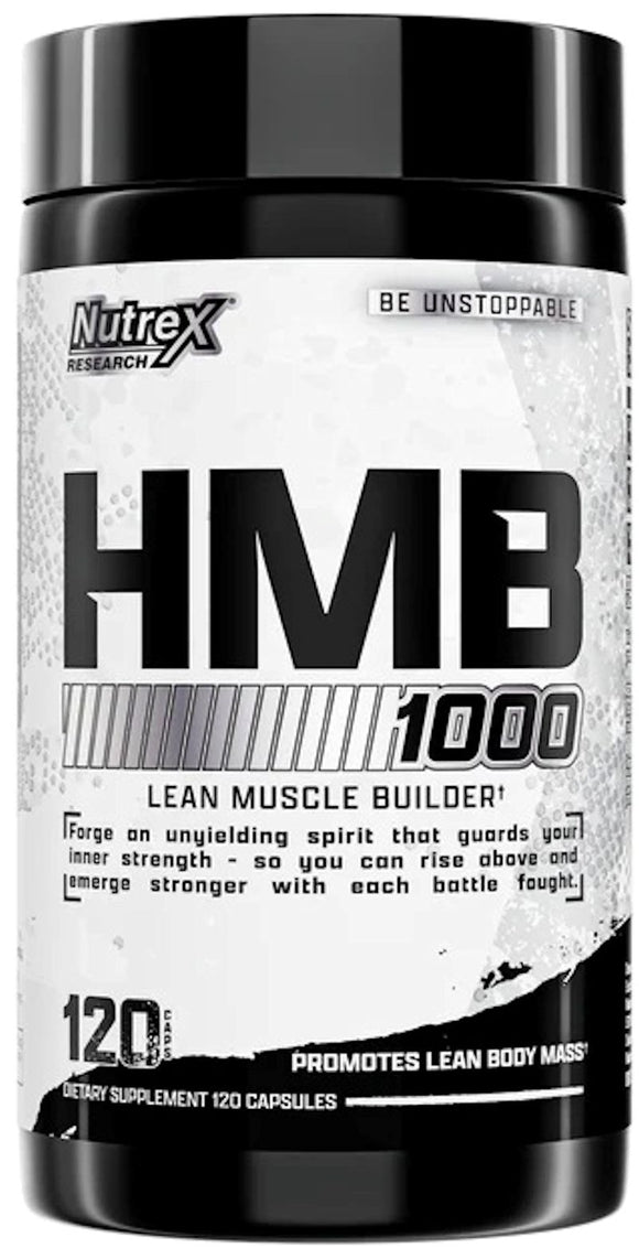 Nutrex Research, HMB 1000, 120 Capsules|HMB|Mass For Life|