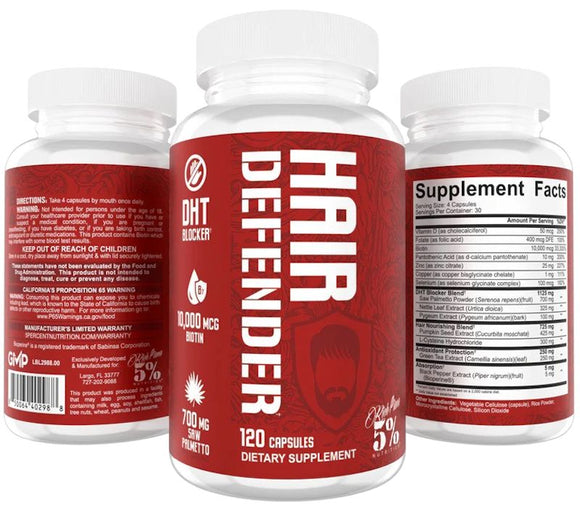 5% Nutrition Hair Defender nourish the hair and scalp from within.|Hair Vitamins|Mass For Life|