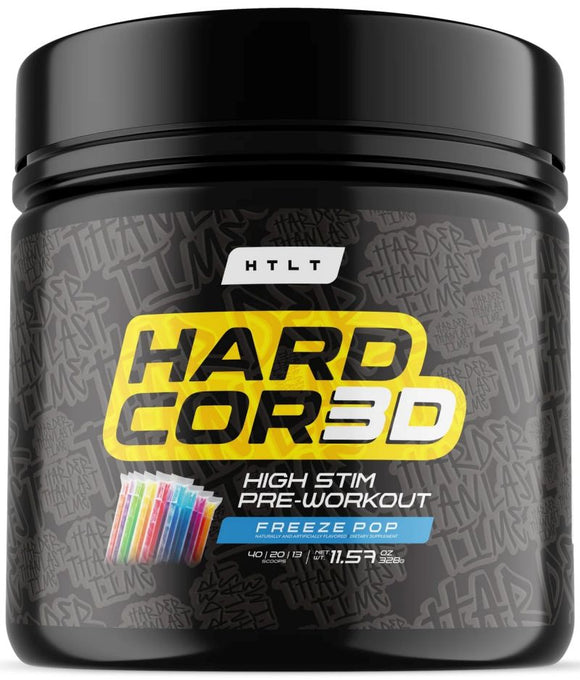 HTLT Hardcor3D High Stim Preworkout|Pre Workout|Mass For Life|