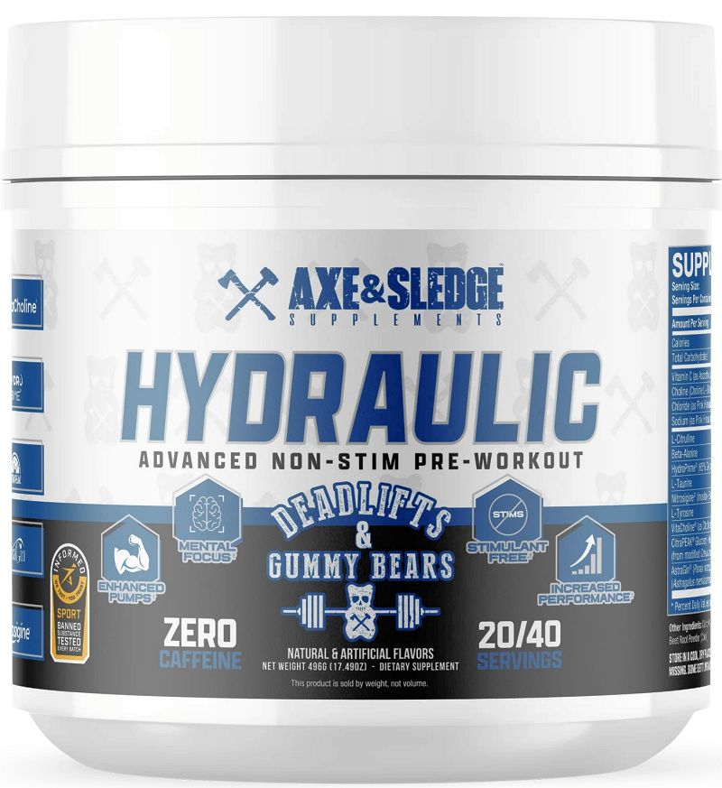 Axe & Sledge Hydraulic Non-Stim Pre-Workout | Mass For Life