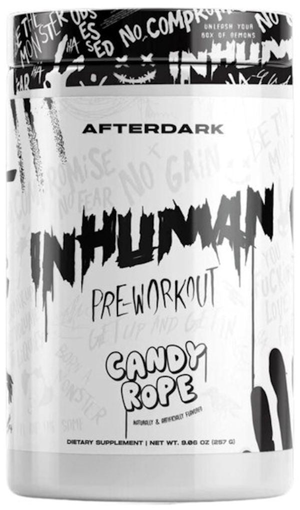 AfterDark Pharmaceuticals Inhuman Pre-Workout cone
