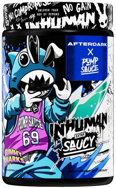 AfterDark Inhuman Extra Saucy X Pump Sauce Pre-Workout (Copy)|Pre-Workout|Mass For Life|