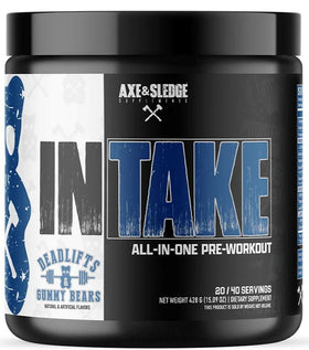 Axe & Sledge Intake All In One Pre-Workout 20/40 Servings|Pre Workout|Mass For Life|