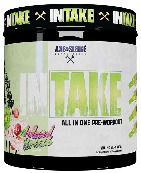 Axe & Sledge Intake All In One Pre-Workout 20/40 Servings|Pre Workout|Mass For Life|