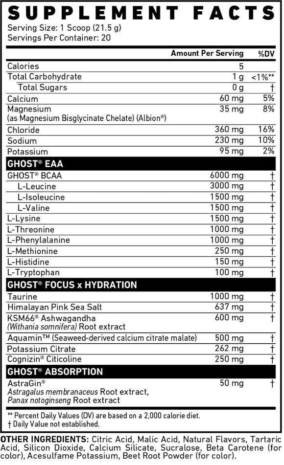 Ghost Intra Pre-Post Workouts Orange Squeeze|BCAAs|Mass For Life|