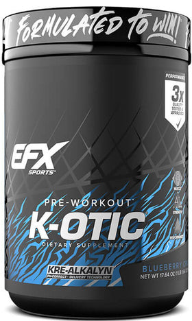 EFX Sports K-OTIC Pre-Workout|Pre Workout|Mass For Life|
