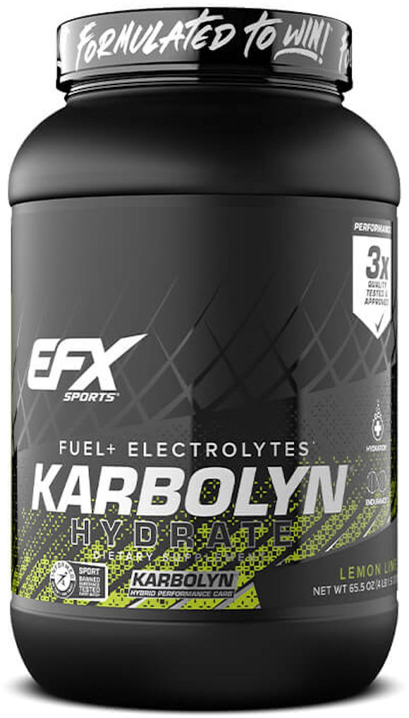 EFX Sports Karbolyn Hydrate|Pre-Workout|Mass For Life|