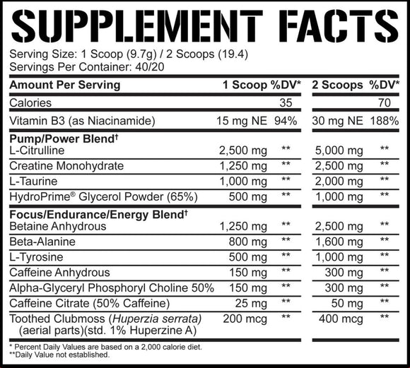 5% Nutrition Kill It Stim Pumps Pre-Workout