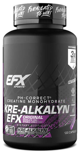EFX Sports Kre-Alkalyn 120 caps|Creatine|Mass For Life|