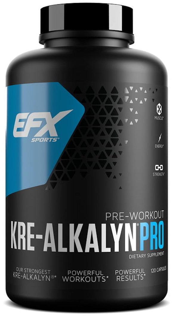 EFX Sports Kre-Alkalyn Pro|Muscle Pumps|Mass For Life|