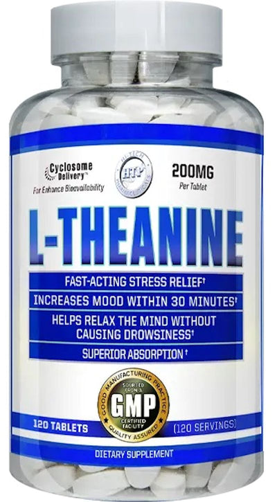 Hi-Tech Pharmaceuticals L-Theanine, Relaxation & Mood Support|Stress Aid|Mass For Life|