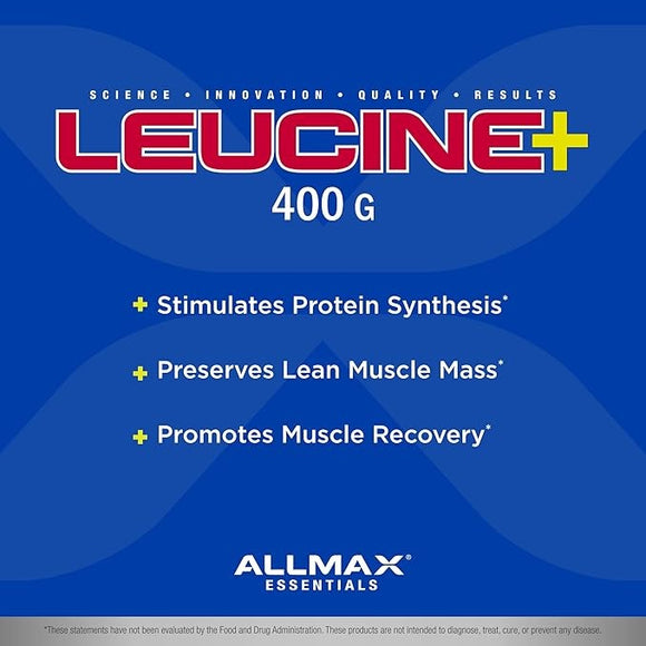 ALLMAX Leucine 5000mg|L-Leucine|Mass For Life|