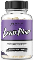 Phase 1 Nutrition LEAN PHASE FAT BURNER 60 Capsules|Fat Burner|Mass For Life|