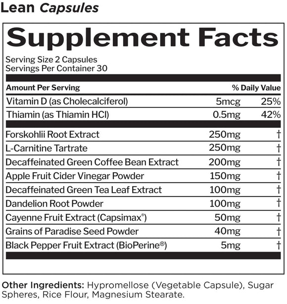 Rule One Lean Capsules|Protein Bars, Cookie and Food|Mass For Life|