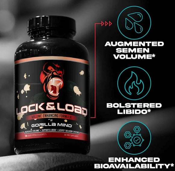 Gorilla Mind Lock and Load|Test Booster|Mass For Life|